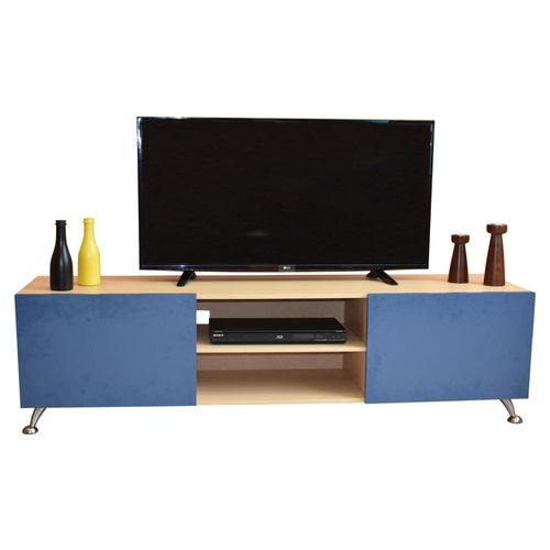 Mueble para TV, Centro de Entretenimiento Italy,  Hogare, Practico Encino Azul