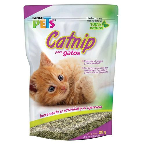 Catnip Estimulador Juego Curiosidad Gato 28Grs Fancy Pets