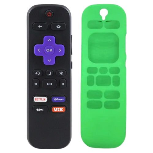 Control Compatible Con Pantalla Sansui Roku Tv Mas Funda