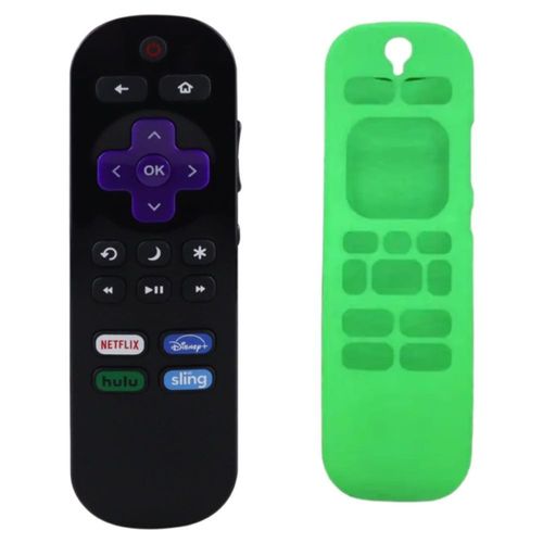 Control Para Pantallas Hisense Roku Tv Mas Funda