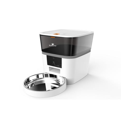 Dispensador de Alimento Mascotas Wifi Cámara SmartHome 4Lts BrownPaw