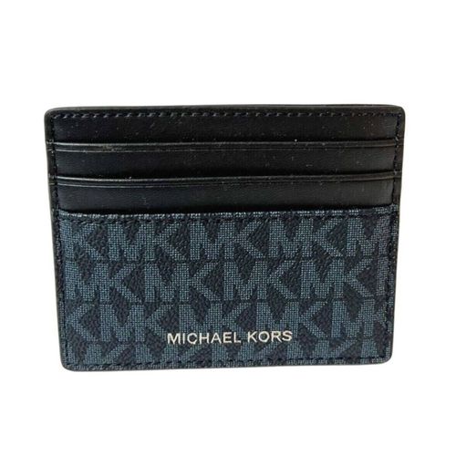 Tarjetero Michael Kors con Monograma Azul