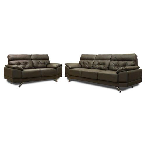 Sala de Piel Genuina Dublin Sofa y Love