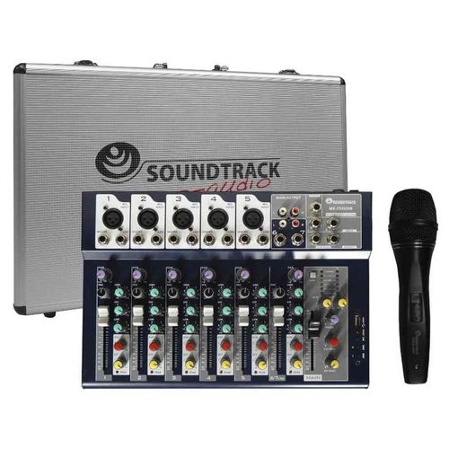 Mezcladora Soundtrack MX702USB 7 Canales