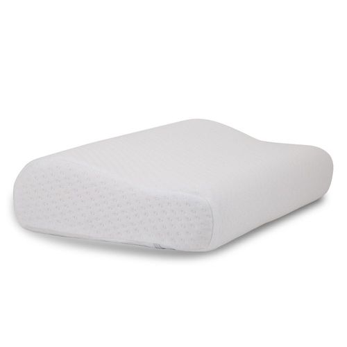 Almohada Curva de Memory Foam Almohada Ergonómica de Memory Foam Duerme de Lado o Boca Arriba