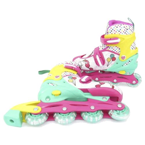 Patines en Linea Led Minions Fluffy Ajustables Infantiles