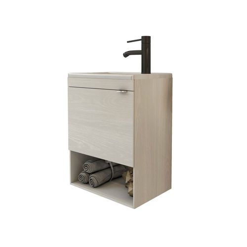 Esatto Mueble Baño Pequeño Bleu-N Lavabo Llave