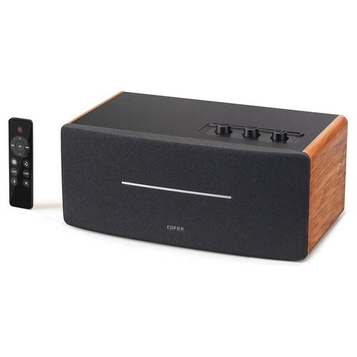 Bocina Bluetooth Edifier D12 Color Café Con Salida De Audio