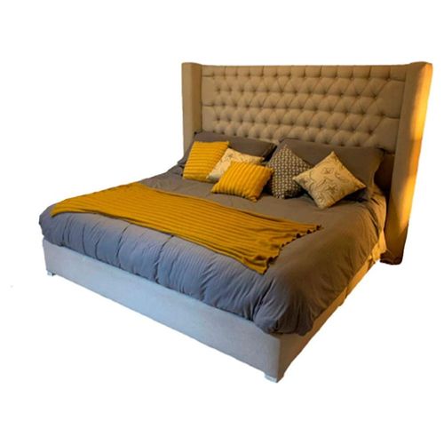 Cama Matrimonial Zafiro - Beige