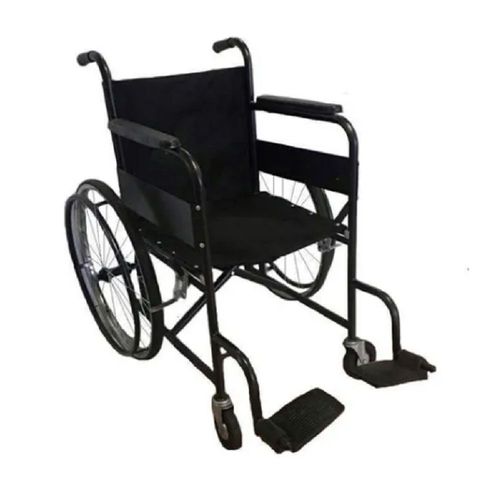 Silla De Ruedas Economica Plegable Negra Vida Digna