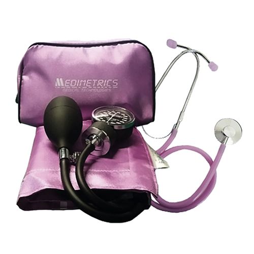 Kit Baumanómetro Aneroide Estetoscopio 5881 Medimetrics - LILA