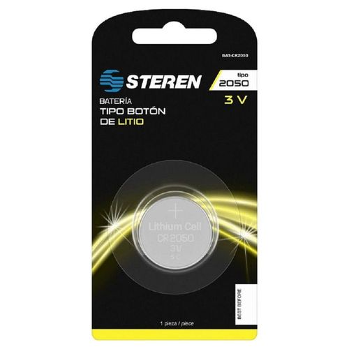 Pila Litio Tipo Botón 3 Vcc 350 Mah Steren BAT-CR2050