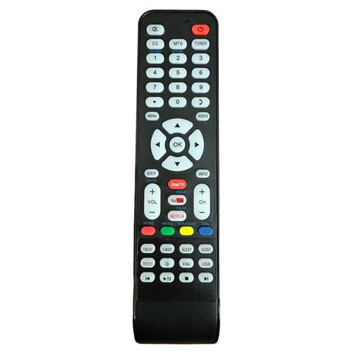 Control Letras Azules Compatible Con Daewoo Smart Tv