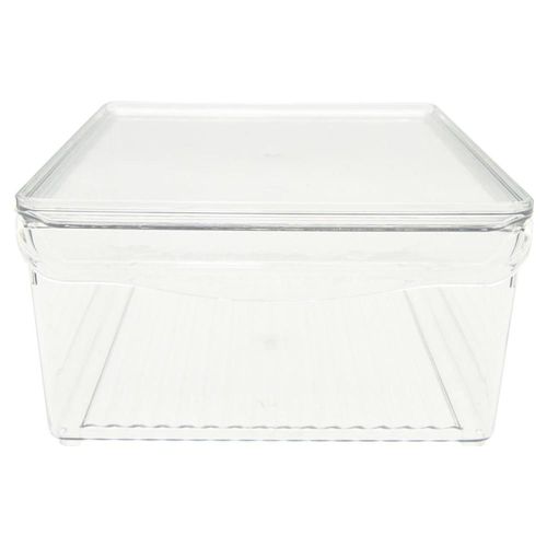 Caja organizadora con manija y tapa 30 x 11 x 21 cm