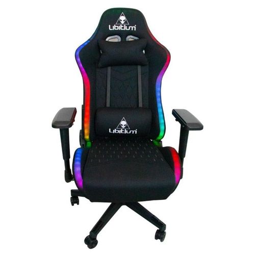 Silla Gamer Rgb Ergonomica Tela Sillon Reclinable Gaming