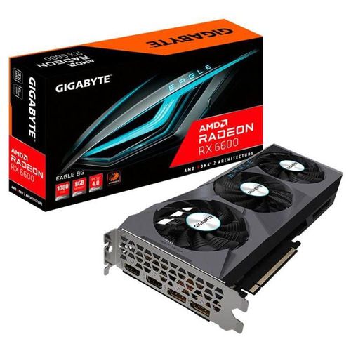 Tarjeta de Video Gigabyte RX 6600 Eagle 8GB 128-bit GDDR6