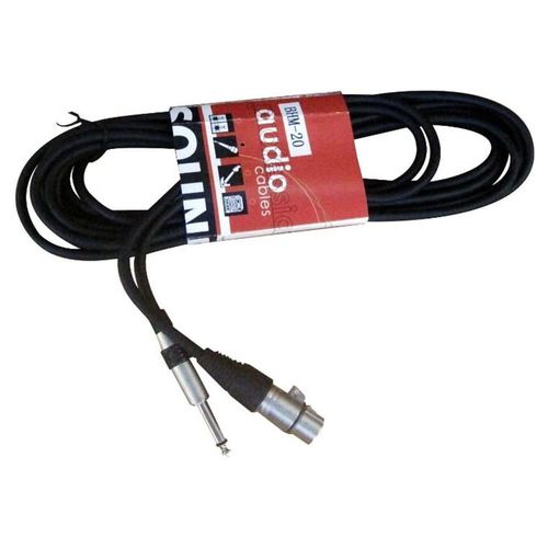 Cable de Microfono Soundtrack BHM-20 Grosor 6.5mm Alta Impedancia