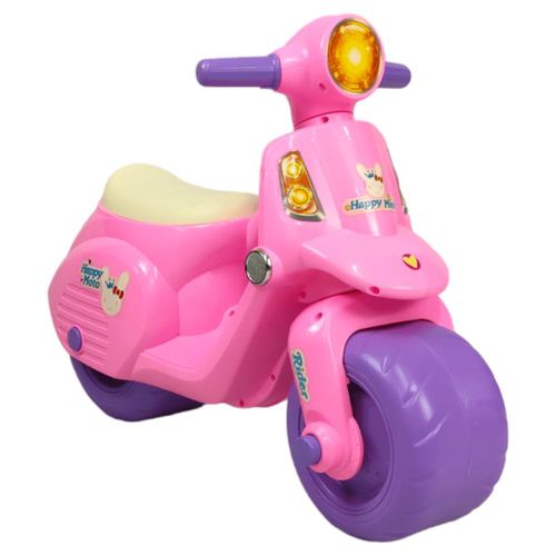 Montable para Niños Moto Correpasillos, largo 62 cm Rosa