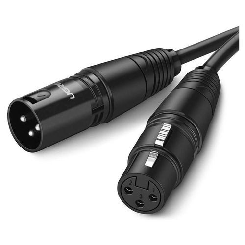 Cable Audio Ugreen Extensión Micrófono Xlr Calidad Alta Pvc