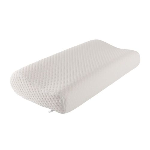 Almohada Súper Suave de Memory Foam Ergonómica Individual Color Blanco