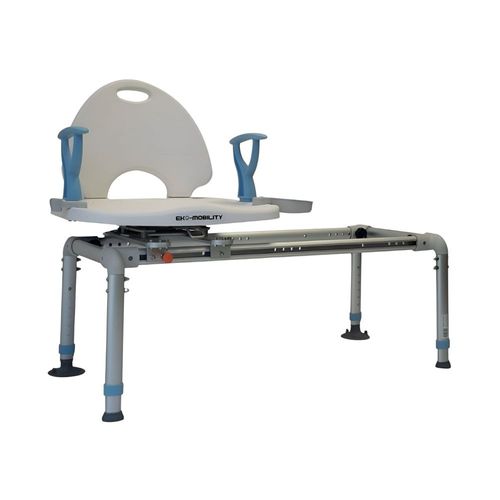 Silla Ducha De Aluminio Rotatoria Con Sistema Deslizable Eko