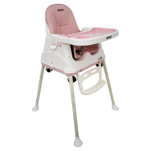 Silla Alta 4 En 1 Para Bebé Infanti, Darih Rosa