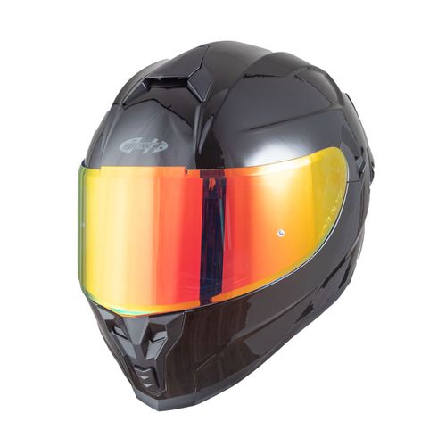 Casco cerrado Joe Rocket RKT 200 Ion 3.0 Negro Brillante c/ mica iridium XL