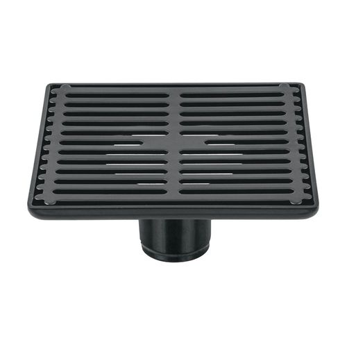 Resumidero cuadrado 6'x 6', acero inoxidable, negro, Aqua