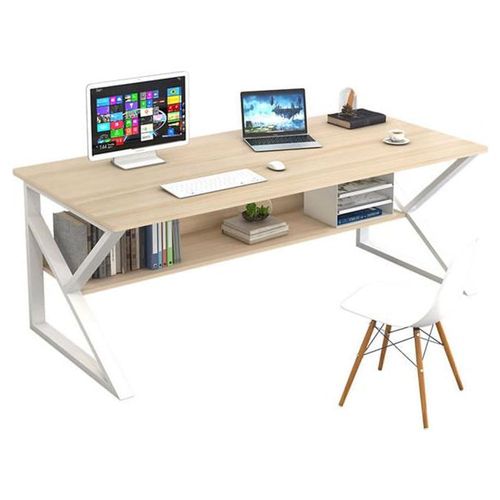 Escritorio para computadora minimalista acabado maple japonés
