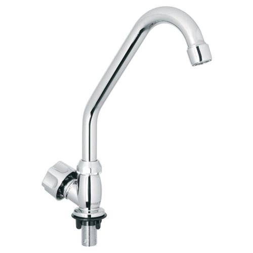 Llave individual para fregadero, ABS, cuello corto, Basic
