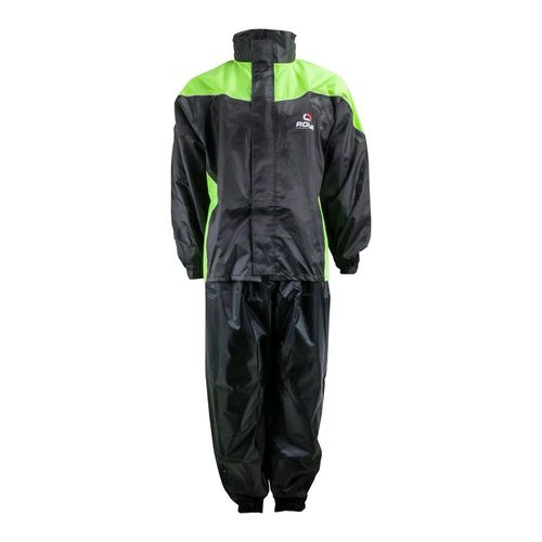 Impermeable 2 Piezas Negro con Amarillo G