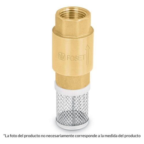 Pichancha Con Rejilla Acero Inoxidable 1-1/2' Foset