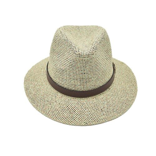 Sombrero fedora detalle en correa color verde olivo