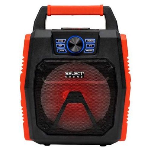 Bafle Rojo Recargable 6.5 Pulgadas Portátil Select Sound Bt1206R