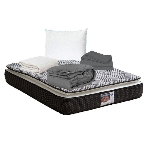Colchón Queen Size Spring Air Omega + Full Blancos CZD