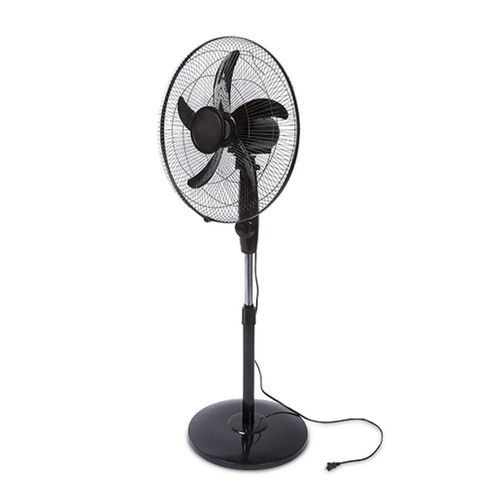 Ventilador Pedestal 5 Aspas 20 Pulgadas Negro