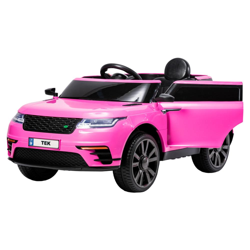 Carro para Ninos Electrico Montable Camioneta USB Musica Radio Rosa