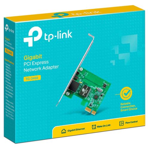 Tarjeta de Red TP-Link con  RJ45 1000 Mbps, PCI Express