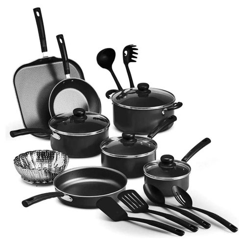 Bateria de Cocina Primaware 18 Piezas Color Negro Tramontina