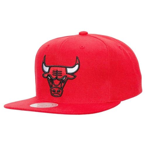 Gorra Mitchell&Ness Chicago Bulls roja JS190781