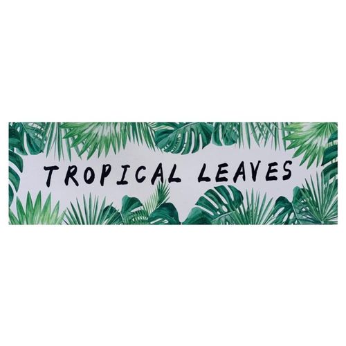 Tapete De Cocina 120 cm x 42 cm Impermeable Antideslizante (tropical)