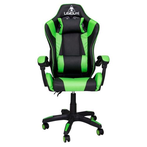 Silla Gamer Libitium Gaming Consola Pc Ergonómica Reclinable Verde