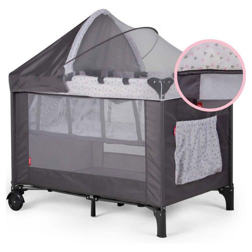 Corral Cuna Love & Care Rosa
