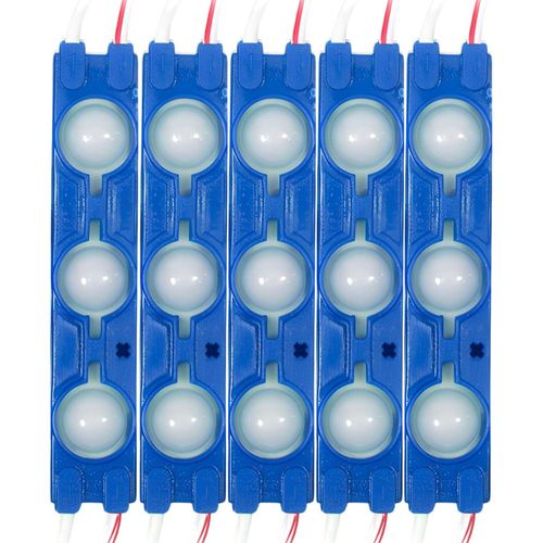 Módulo 3 Leds Techno Shine IP68 Plástico 2835 Azul