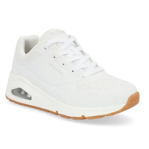 Tenis Mujer Skechers Color Blanco Full Valvula de Aire 652-72