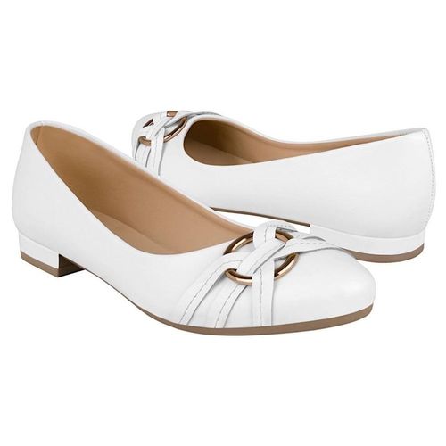 ZAPATOS DAMA STYLO V-586 SIMIPIEL BLANCO