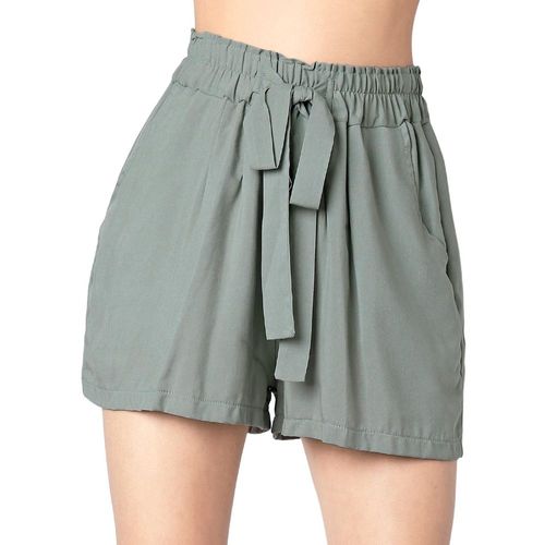 Short Mujer Casual Slim Verde Stfashion 60404626