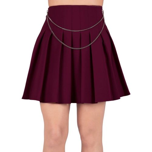 Falda Mujer Vino Stfashion 71004005 Rojo