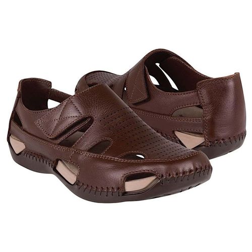 SANDALIAS DAMA LOBO SOLO 1941 PIEL CAFÉ