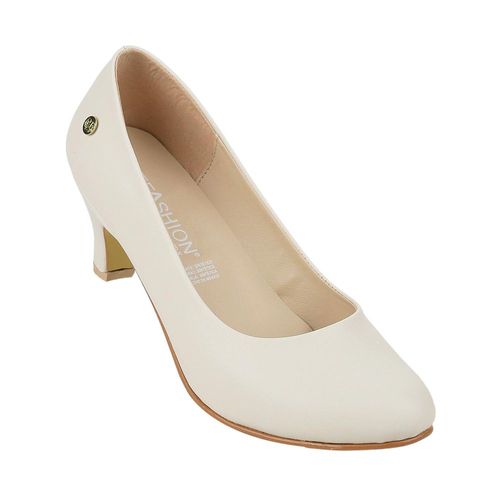 Zapatilla Mujer Tacón Crema Stfashion 00303705 Beige